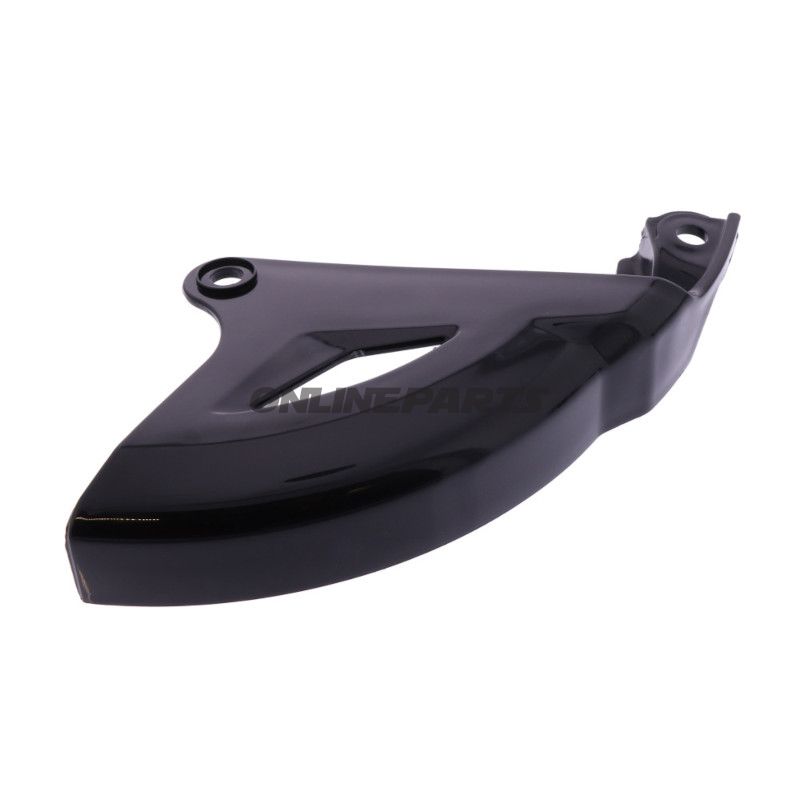 Bremsscheibenprotektor hinten schwarz