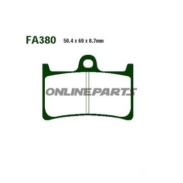 Bremseklods Sinter EPFA EBC Alternativ: 7870165