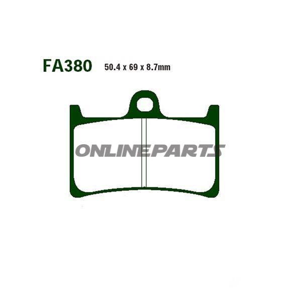 Bremseklods Sinter EPFA EBC Alternativ: 7870165