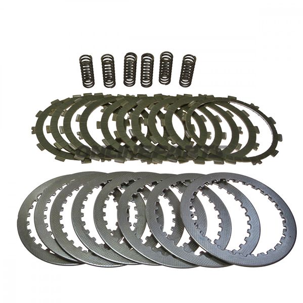 Kupplung Aramid EBC lameller + fjedre + skiver