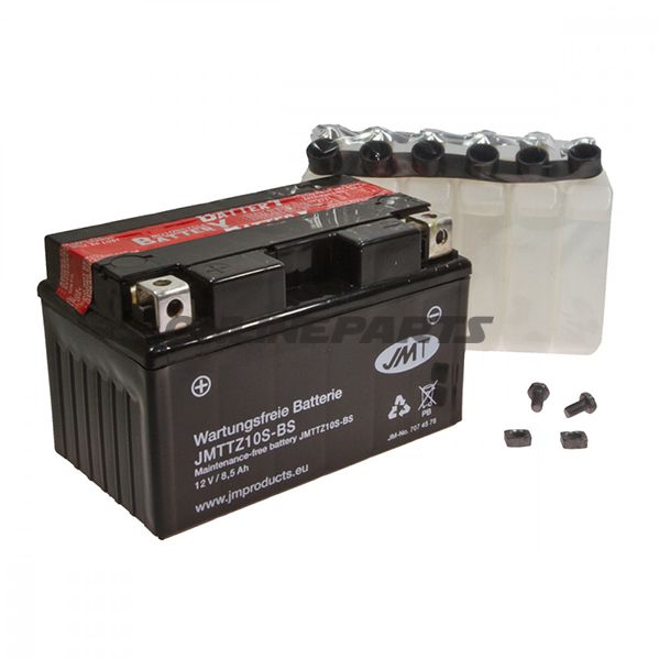 Motorcykelbatteri Ttz10s-Bs Jmtincluding Acid Pack