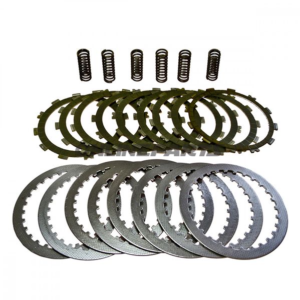 Kupplung Aramid EBC lameller + fjedre + skiver