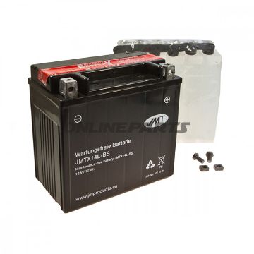 Motorcykelbatteri Ytx14l-Bs Jmtincluding Acid Pack