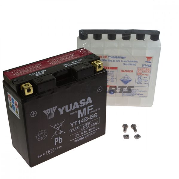 Batteri Motorcykel YT14B-BS Yuasa Alternativ: 7071061 0017 0064