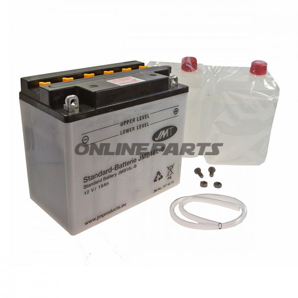 Motorcykelbatteri Yb16l-B Jmtincluding Acid Pack
