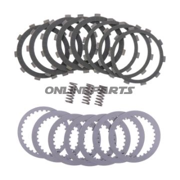 Kupplung Aramid EBC Lamellen + Federn+Scheiben