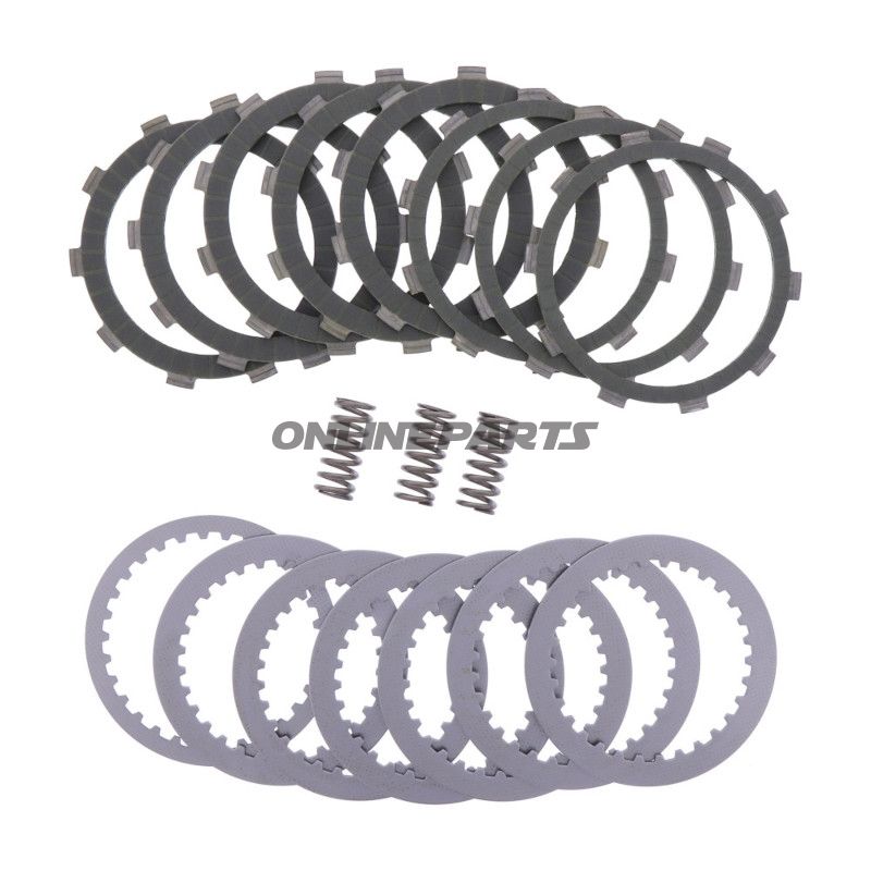 Kupplung Aramid EBC Lamellen + Federn+Scheiben