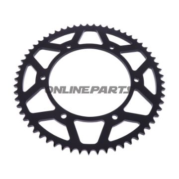 Alu-Kettenrad 61Z Teilung 428 schwarz Esjot Innendurchmesser 136 Lochkreis 156