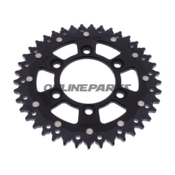 Kettenrad Dual 41Z Teilung 525 schwarz ZF Innendurchmesser 080 Lochkreis 104