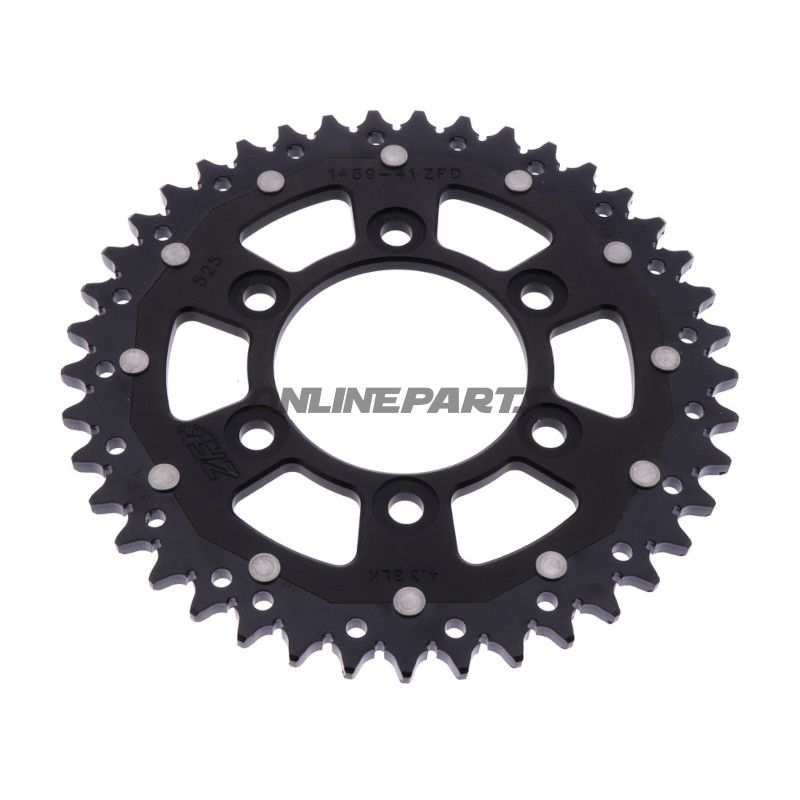 Kettenrad Dual 41Z Teilung 525 schwarz ZF Innendurchmesser 080 Lochkreis 104