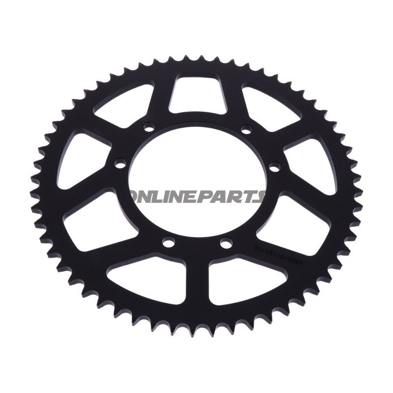 Alu-Kettenrad 58Z Teilung 428 schwarz Esjot Innendurchmesser 100 Lochkreis 115