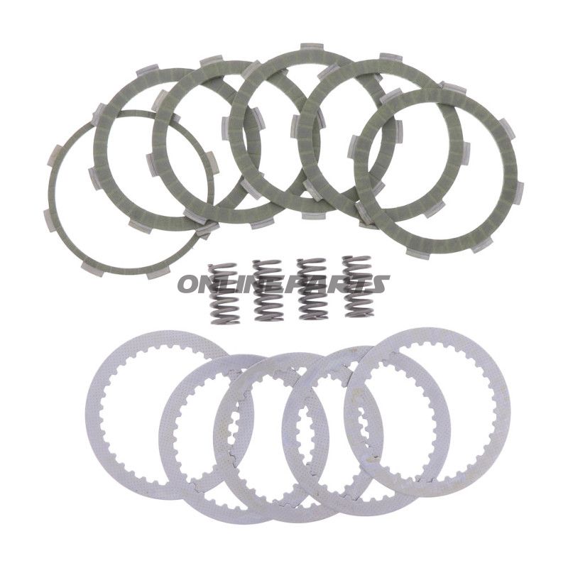 Kupplung Aramid EBC Lamellen + Federn+Scheiben