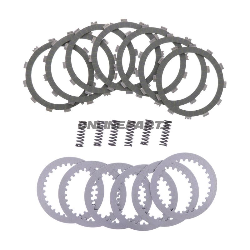 Kupplung Aramid EBC Lamellen + Federn+Scheiben