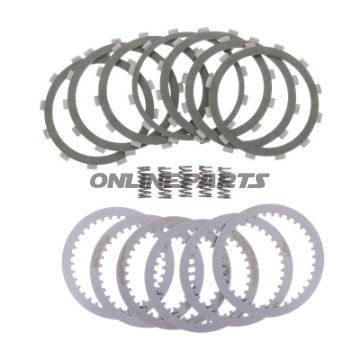 Kupplung Aramid EBC Lamellen + Federn+Scheiben