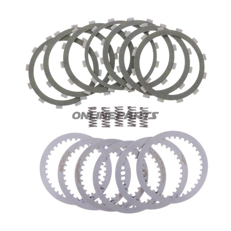 Kupplung Aramid EBC Lamellen + Federn+Scheiben