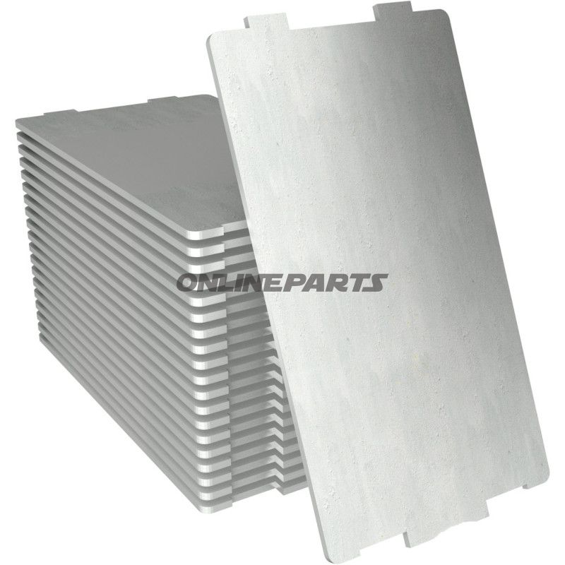 EINTEILBLECH-Satz mittel 91MM