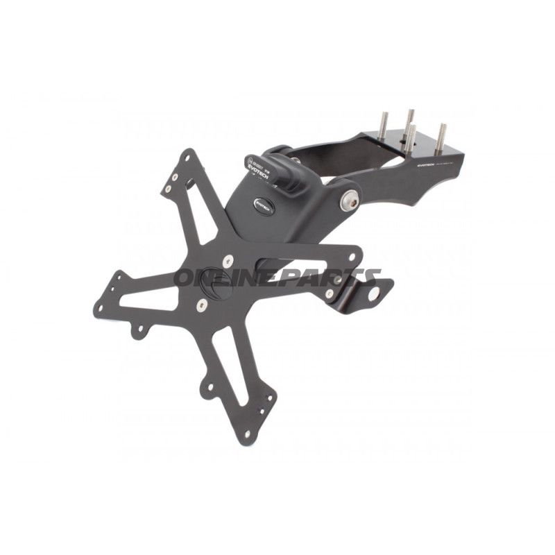 Nummernschildhalter Evotech schwarz