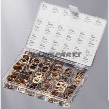Dichtring Sortiment Kupfer ID 600 teilig