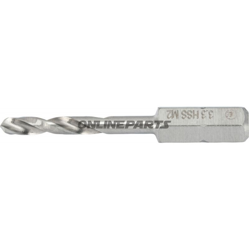 Spiralbohrer Bit 1/4 3.3 HSS-G M2