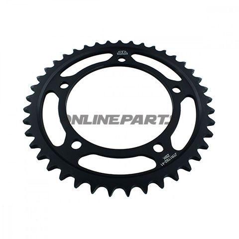 Bag tandhjul 41 Tooth Pitch 525 Blackinner Diameter 120 Bolt Spacing 140