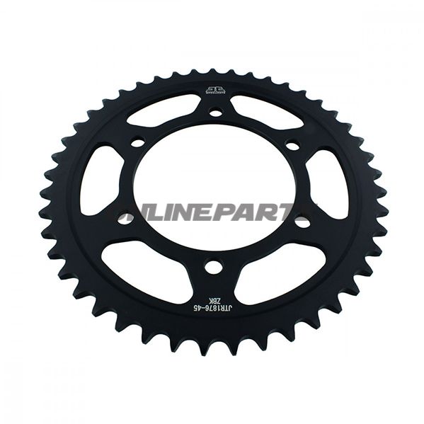 Bag tandhjul 45 Tooth Pitch 525 Blackinner Diameter 110 Bolt Spacing 130