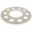 Bag tandhjul Alu 43 Tooth Pitch 520 Silverinner Diameter 100 Bolt Spacing 120