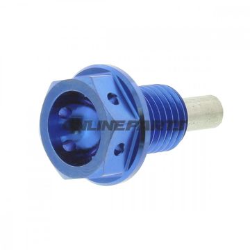 Oludløbsskrue magnetisk JMP Bolt M12 X 1.50 mm 15 mm Titan blå
