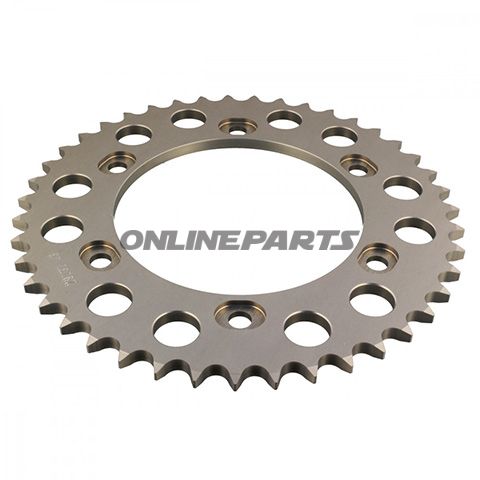 Bag tandhjul Alu 43Z Teilung 525 Silveresjot Inner Diameter 125 Bolt Spacing 150