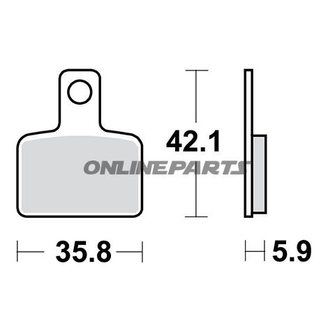 Bremsklotz Standard TRW Alternativ: 7320061
