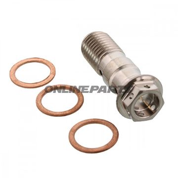 Banjo Bolt Double M10x1.25Titan Rac Pb