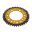 Bag tandhjul Dual 42 Tooth Pitch 530 Goldzf Inner Diameter 110 Bolt Spacing 130