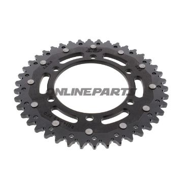 Bag tandhjul Dual 42 Tooth Pitch 525 Blackzf Inner Diameter 106 Bolt Spacing 125