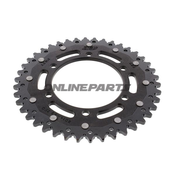 Bag tandhjul Dual 42 Tooth Pitch 525 Blackzf Inner Diameter 106 Bolt Spacing 125