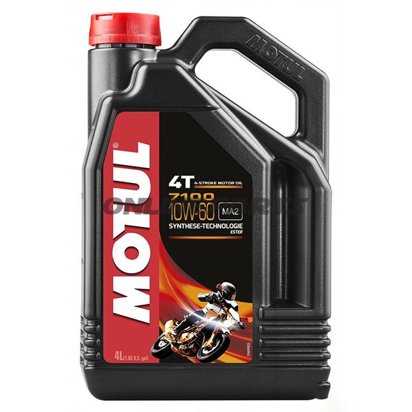 Oil 10W60 4-Stroke 4Lmotul 7100 Synthetic