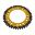 Tandhjul Dual 45Z tænder 530 guld ZF Indre diameter 134 Hulmønster 160