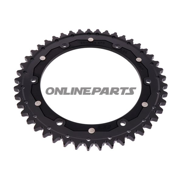 Tandhjul Dual 45Z tænder 520 guld ZF Indre diameter 105 Hulmønster 125