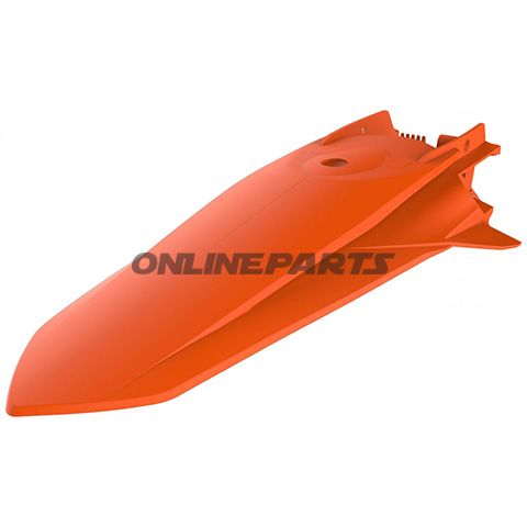 Bagskærm bag orange
