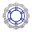 Bremseskive Front Ebcvee Rotor Blue