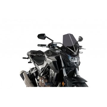 Puig New Generation Sportskive til Nakedbike mørk til Honda CB 500 FA