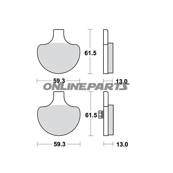 Bremsklotz Standard TRW Alternativ: 7370596
