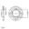 Bag tandhjul 49 Tooth 428 Silverinner Diameter 96 Bolt Spacing 108