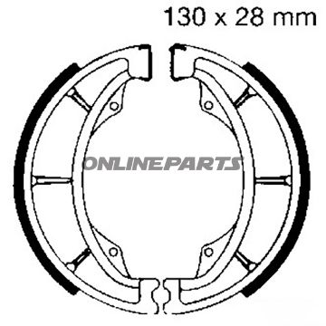 Brake Shoes Inc Springs Ebcaltn 7860299/7323033