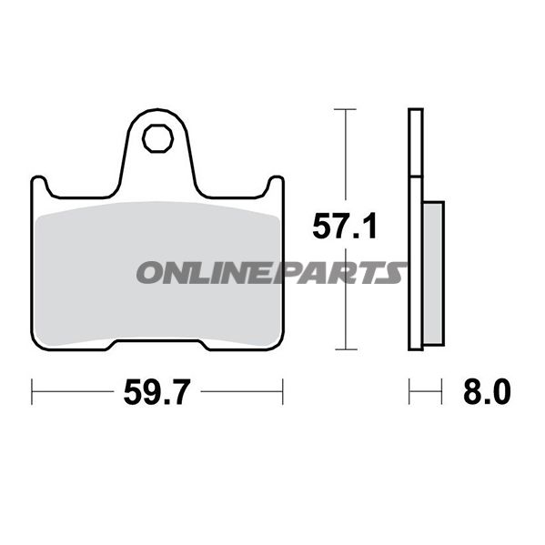 Bremseklods Sinter bag TRW Alternative: 7324023