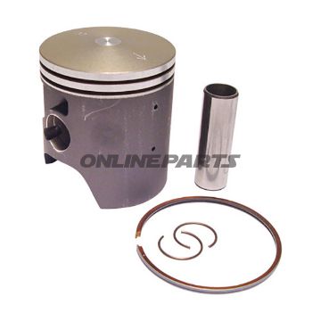 Kolbensæt 44,46 mm B Athena 12 mm Kolbenbolten til Kawasaki KX 65 A