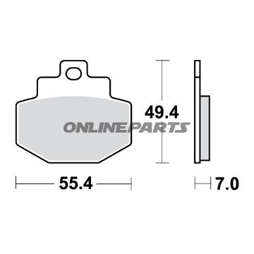 Bremseklodser Std Trw Lucasalternative: 7320546