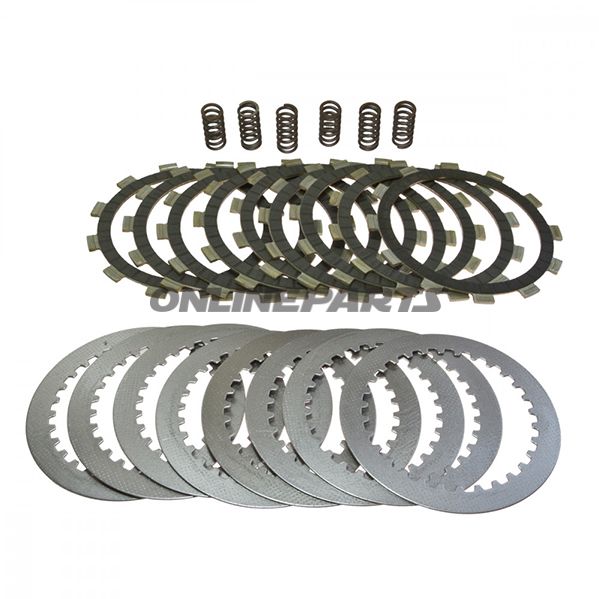 Kobling Carbon EBC lameller + fjedre + skiver til Yamaha WR 250 F
