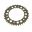 Bag tandhjul Alu 43 Tooth 520 Pitch Silveresjot Inner Diameter 125 Bolt Spacing 150