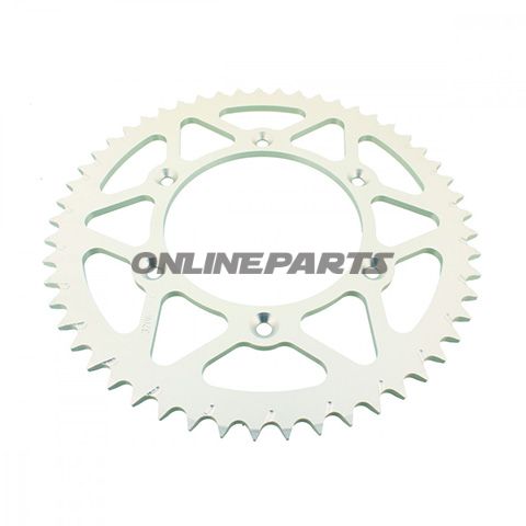 Bag tandhjul Alu 53 Tooth Pitch 520 Silveresj Inner Diameter 125 Bolt Spacing 150