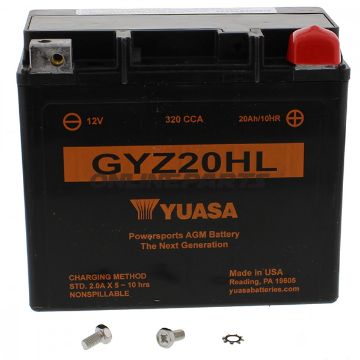 Motorcykelbatteri Gyz20hl Wet Yu