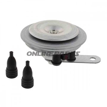 Hupe 12V DC grå 96 mm